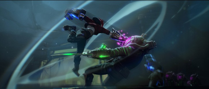 ภาพจากแอนิเมชันซีรีส์ Arcane ค.ศ. 2021 (พ.ศ. 2564)