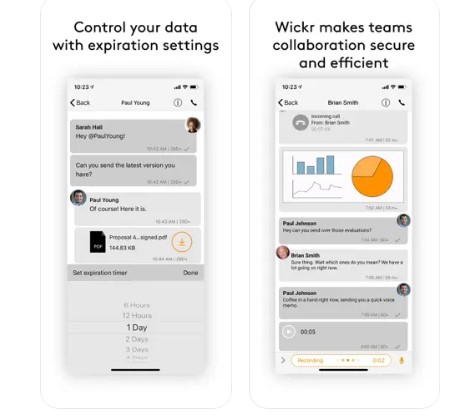 แอปแชท Wickr Me แอปแชท Wickr Me