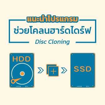  แนะนำโปรแกรมสำหรับทำ Disk Cloning ให้การเปลี่ยนฮาร์ดไดร์ฟใหม่ และสำรองข้อมูลเป็นเรื่องง่าย