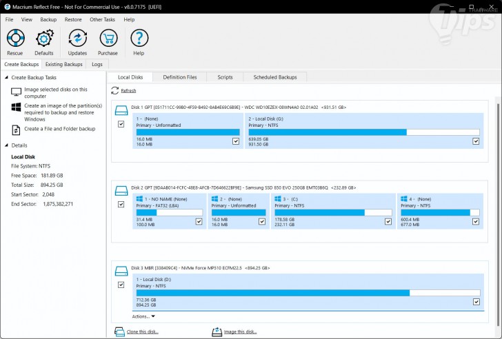 แนะนำโปรแกรมสำหรับทำ Disk Cloning ให้การเปลี่ยนฮาร์ดไดร์ฟใหม่ และสำรองข้อมูลเป็นเรื่องง่าย