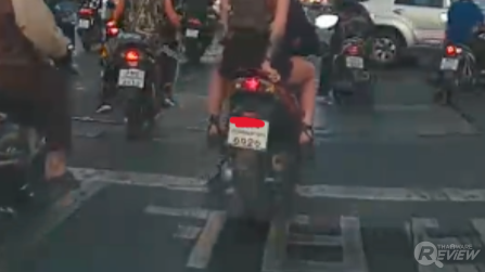 ตัวอย่างภาพตอนกลางวันจากคลิปของ กล้องติดรถยนต์ 70mai Dash Cam Omni