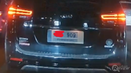 ตัวอย่างภาพตอนกลางคืนจากคลิปของ กล้องติดรถยนต์ 70mai Dash Cam Omni