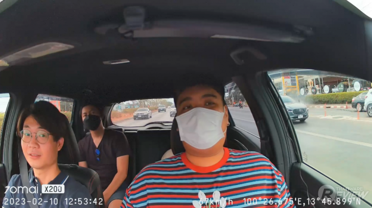 คุณภาพของกล้องติดรถยนต์ 70mai Dash Cam Omni