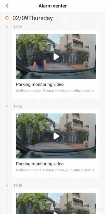 แอปพลิเคชันที่ใช้งานร่วมกับ กล้องติดรถยนต์ 70mai Dash Cam Omni