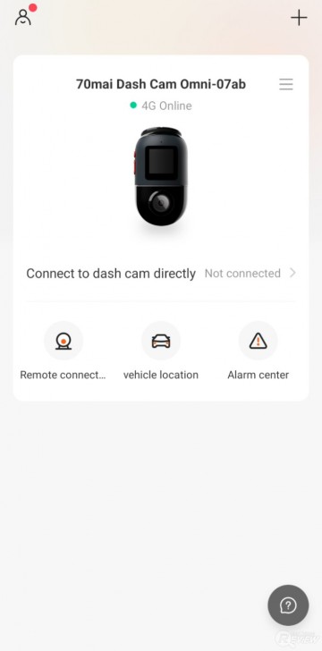 แอปพลิเคชันที่ใช้งานร่วมกับ กล้องติดรถยนต์ 70mai Dash Cam Omni