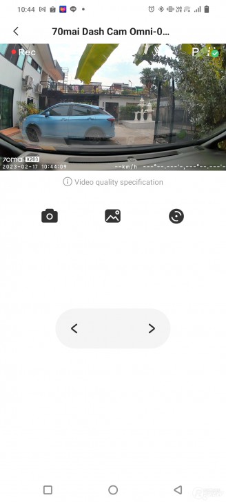 แอปพลิเคชันที่ใช้งานร่วมกับ กล้องติดรถยนต์ 70mai Dash Cam Omni