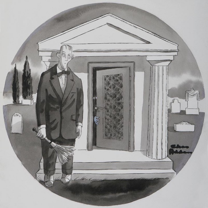 Lurch จากการ์ตูน The Addams Family ค.ศ. 1938 (พ.ศ. 2481)