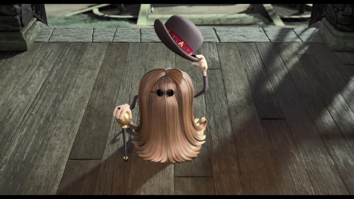 Cousin Itt จากหนังแอนิเมชัน The Addams Family ค.ศ. 2019 (พ.ศ. 2562) ให้เสียงพากย์โดย Snoop Dogg