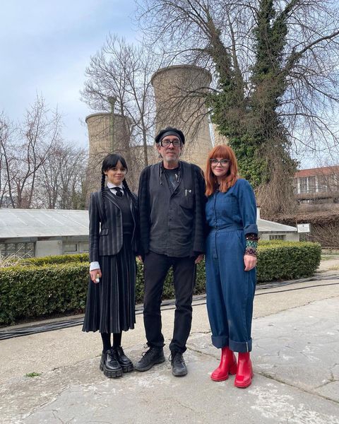 Jenna Ortega, Tim Burton และ Christina Ricci