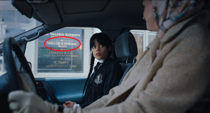 ฉากจากซีรีส์ Wednesday ค.ศ. 2022 (พ.ศ. 2565)