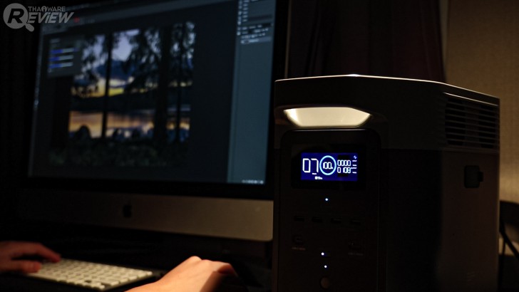 ฟีเจอร์และการใช้งาน แบตเตอรี่สำรองพกพา Ecoflow Delta 2