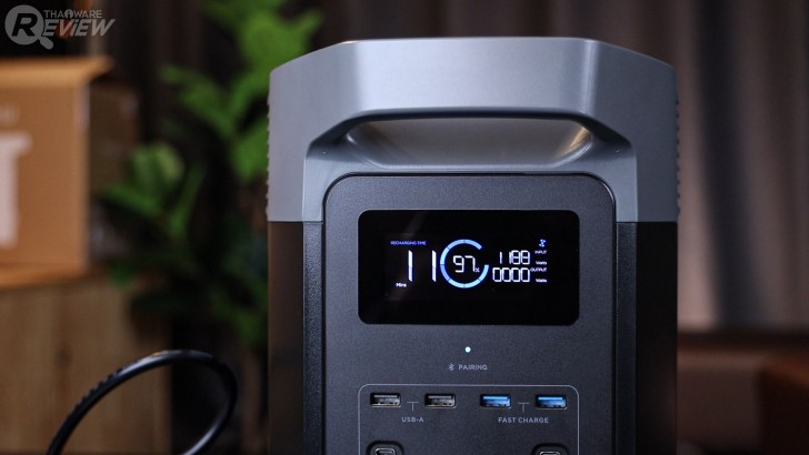 ฟีเจอร์และการใช้งาน แบตเตอรี่สำรองพกพา Ecoflow Delta 2