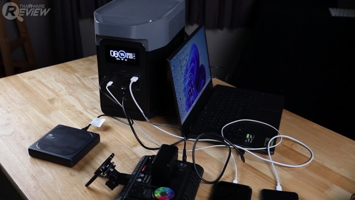 ฟีเจอร์และการใช้งาน แบตเตอรี่สำรองพกพา Ecoflow Delta 2