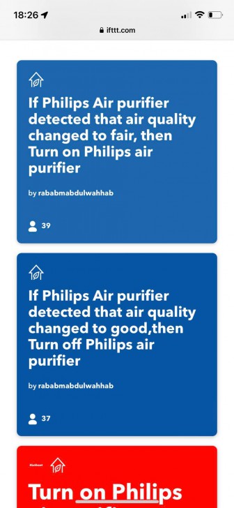 การใช้งานในแอปพลิเคชัน VeSync (Levoit Core 400S) และ Philips Air+ (Philips 1000i Series)