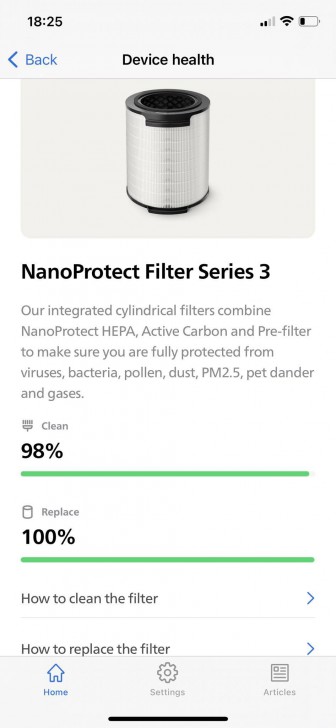 การใช้งานในแอปพลิเคชัน VeSync (Levoit Core 400S) และ Philips Air+ (Philips 1000i Series)