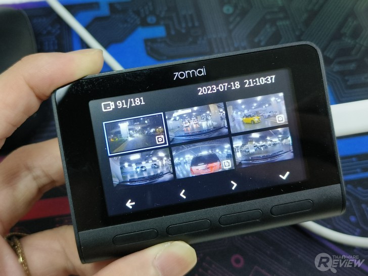 การเช็ควิดีโอบนกล้องติดรถยนต์ 70mai 4K A810 HDR (How to view videos on dashcam)