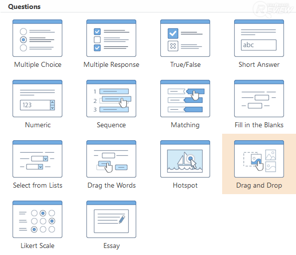 ตัวอย่างการทำแบบทดสอบความรู้ที่สร้างโดย iSpring Suite ตัวอย่างการทำแบบทดสอบความรู้ที่สร้างโดย iSpring Suite