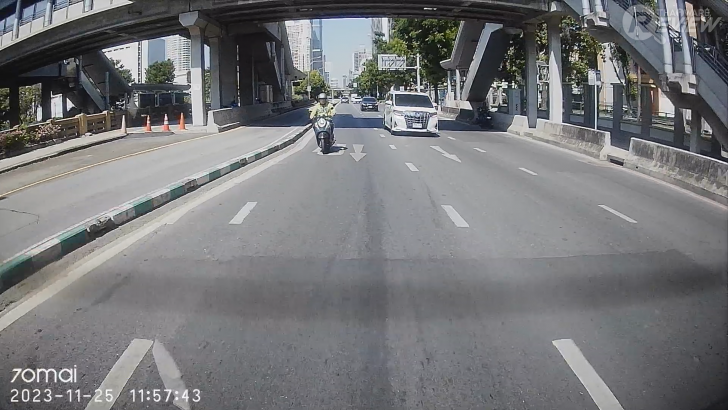 วิดีโอที่ได้จากกล้องติดรถยนต์ 70mai Dash Cam A200