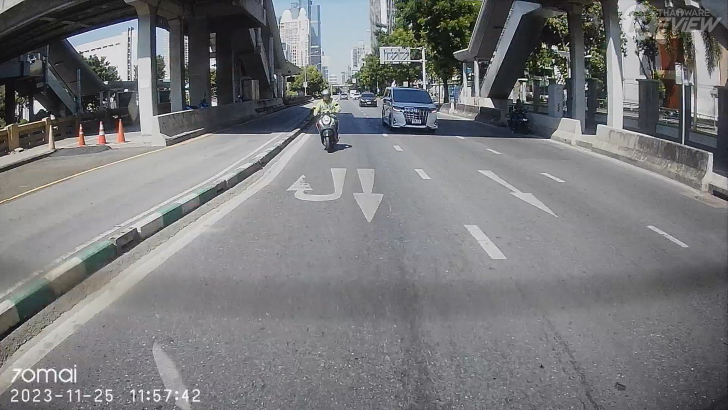 วิดีโอที่ได้จากกล้องติดรถยนต์ 70mai Dash Cam A200