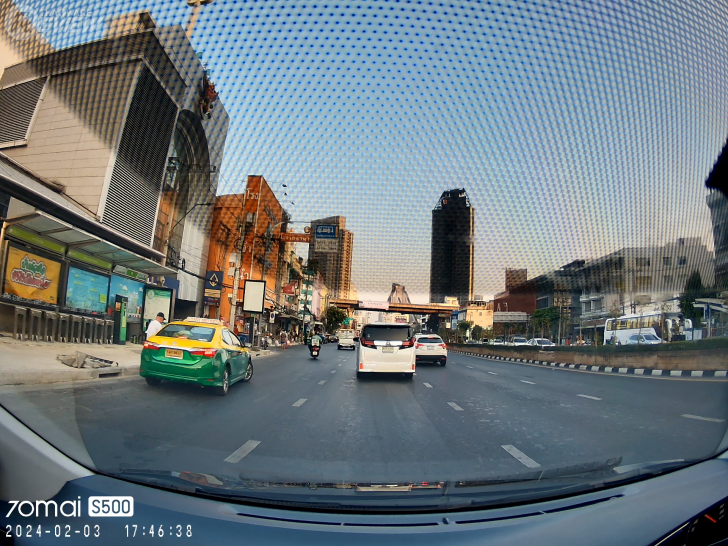 กล้องติดรถยนต์ 70mai Dash Cam S500 โมเดลกระจกมองหลัง จอทัช 3K มีกล้องหลังกันน้ำได้
