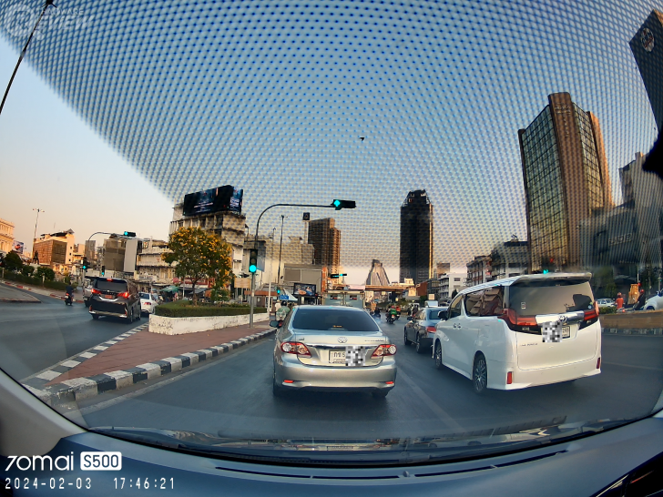 กล้องติดรถยนต์ 70mai Dash Cam S500 โมเดลกระจกมองหลัง จอทัช 3K มีกล้องหลังกันน้ำได้