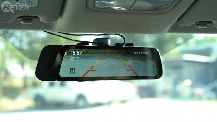 กล้องติดรถยนต์ 70mai Dash Cam S500 โมเดลกระจกมองหลัง จอทัช 3K มีกล้องหลังกันน้ำได้