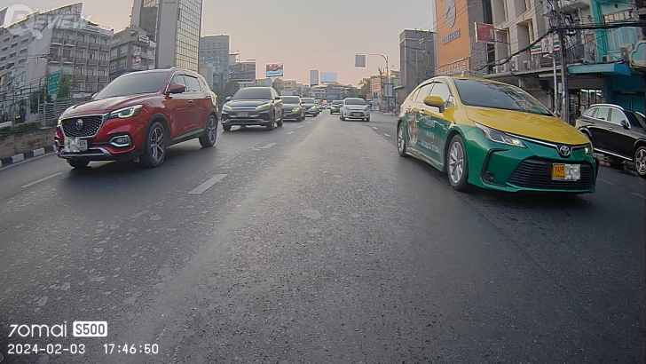 กล้องติดรถยนต์ 70mai Dash Cam S500 โมเดลกระจกมองหลัง จอทัช 3K มีกล้องหลังกันน้ำได้