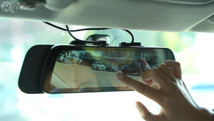 กล้องติดรถยนต์ 70mai Dash Cam S500 โมเดลกระจกมองหลัง จอทัช 3K มีกล้องหลังกันน้ำได้