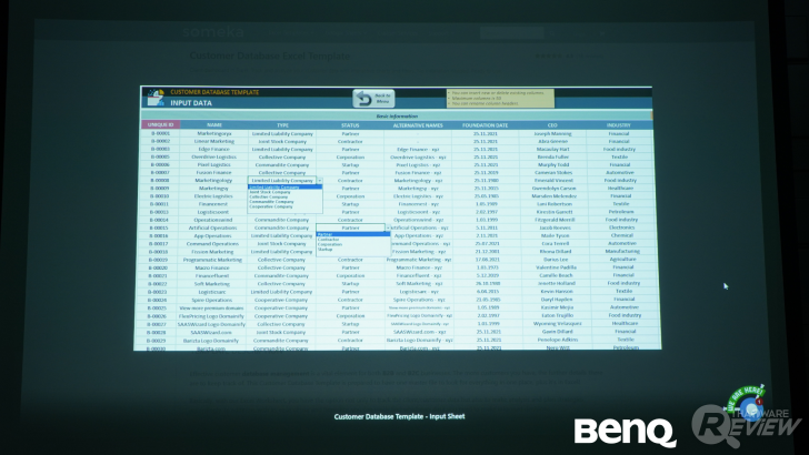 การใช้งาน เลเซอร์โปรเจคเตอร์ห้องประชุม BenQ LH650