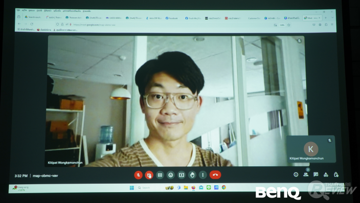 การใช้งาน เลเซอร์โปรเจคเตอร์ห้องประชุม BenQ LH650