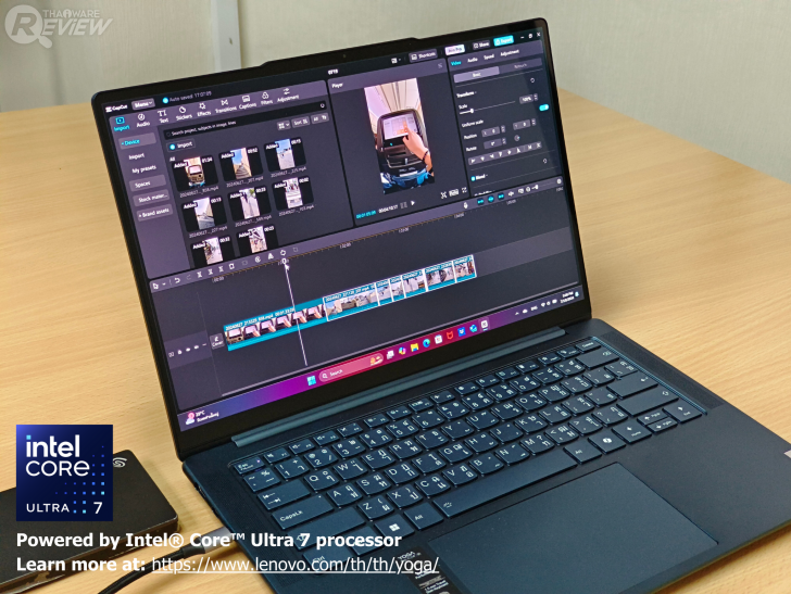 แล็ปท็อป Lenovo Yoga Pro 7i ขุมพลังเคลื่อนที่ เพื่อชาวครีเอเตอร์