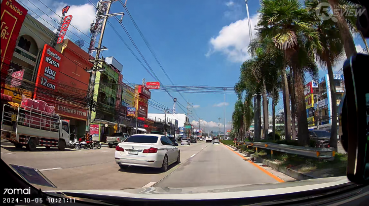 ตัวอย่างภาพจากกล้องติดรถยนต์ 70mai Dash Cam M310 (Example videos of 70mai Dash Cam M310)
