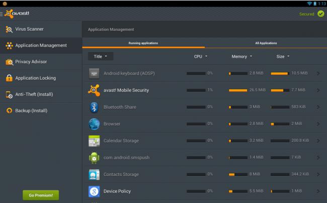 Avast Mobile Security For Android