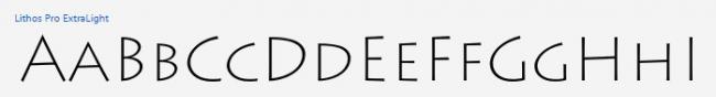 Fonts Lithos Pro For Desktop 