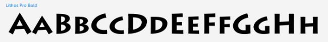 Fonts Lithos Pro For Desktop 