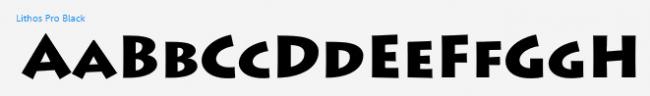 Fonts Lithos Pro For Desktop 