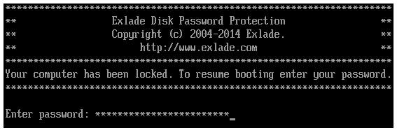 โปรแกรมจำกัดการเข้าถึงข้อมูลในฮาร์ดดิสก์ Disk Password Protection