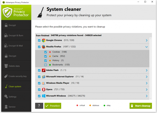 Ashampoo Privacy Protector