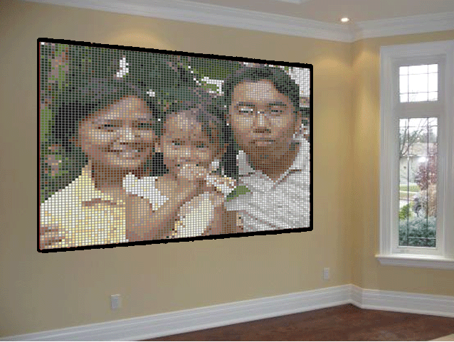 โปรแกรมทำภาพโมเสค Mosaic Converter โปรแกรมทำภาพโมเสค Mosaic Converter