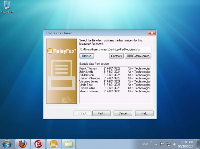 RelayFax Network Fax Manager RelayFax Network Fax Manager