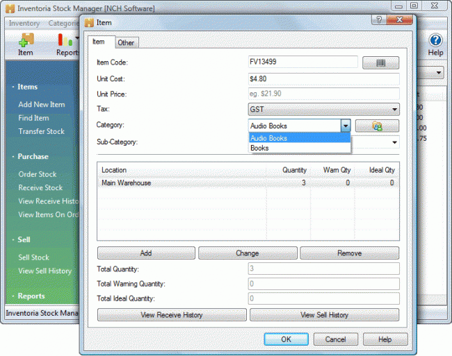 Inventoria Stock Manager Inventoria Stock Manager