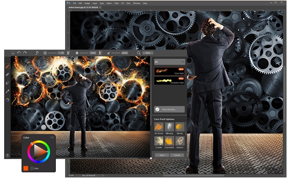 ParticleShop (Photoshop brush plugin)