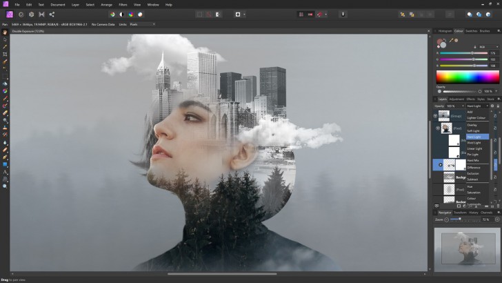 โปรแกรมแต่งรูป จัดการ RAW ไฟล์ Affinity Photo 2 for Windows