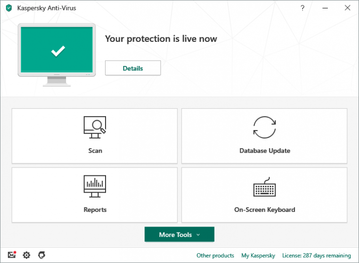 โปรแกรมแอนตี้ไวรัส Kaspersky Antivirus