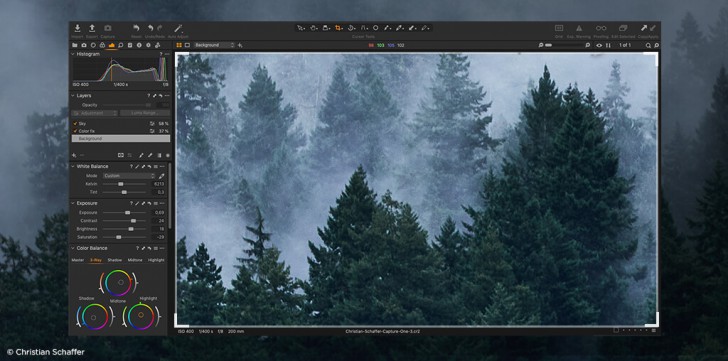 โปรแกรมแต่งรูปถ่าย รุ่นโปร Capture One Pro 23