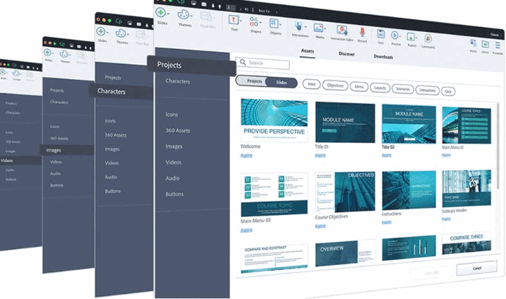 โปรแกรมสร้างสื่อการสอนระดับมืออาชีพ Adobe Captivate for Teams Corporate