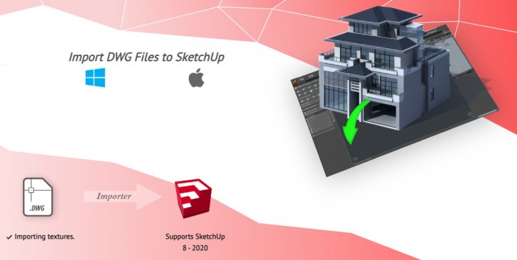 SimLab Plugin DWG Importer for SketchUp