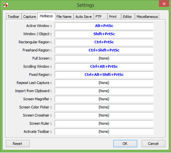 โปรแกรมจับภาพหน้าจอ FastStone Capture
