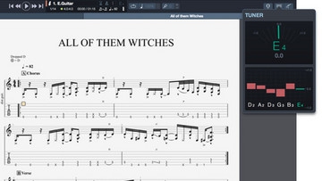 โปรแกรมฝึกเล่นกีตาร์ แกะเพลง แต่งเพลง Guitar Pro โปรแกรมฝึกเล่นกีตาร์ แกะเพลง แต่งเพลง Guitar Pro