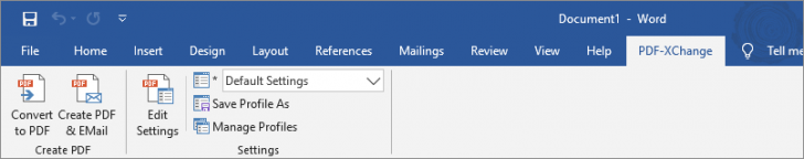 โปรแกรมแปลงไฟล์เอกสาร รุ่นมาตรฐาน PDF-XChange Standard Printer